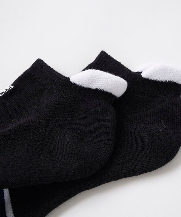 FILA GOLF／marie claire 【FILA GOLF】スニーカー丈ソックス ブラック