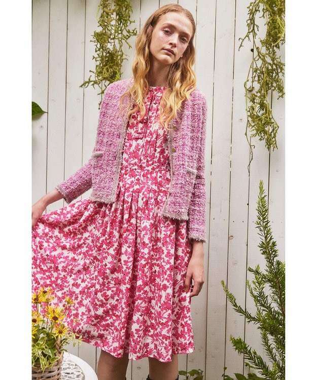 トッカ　フラワー　ワンピース TOCCA ワンピース PETAL OF FLOWERS ドレス : ZOZOTOWN Yahoo!店