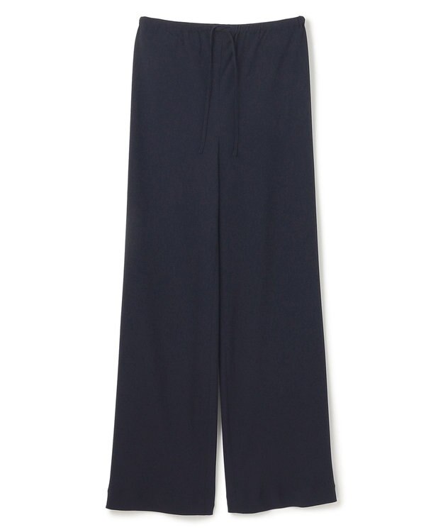BEIGE， 【洗える】FLEUR / ウエストゴムイージーワイドパンツ Navy
