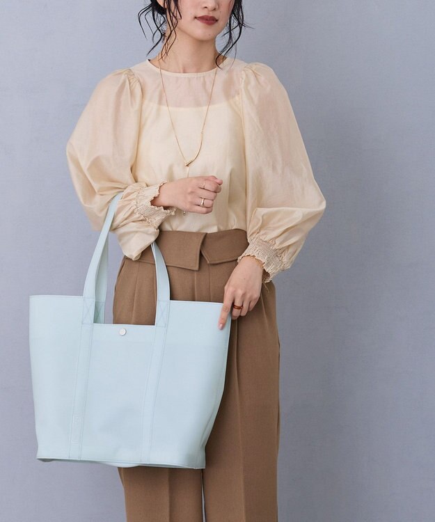 MioFIRANO DOOR J002 トートバッグ  A4サイズ対応 LIGHT BLUE