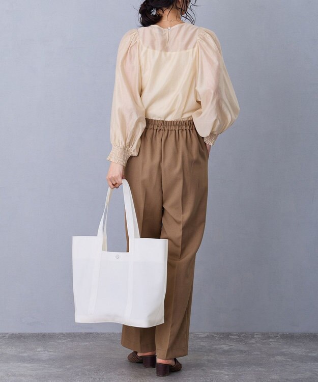 MioFIRANO DOOR J002 トートバッグ  A4サイズ対応 WHITE