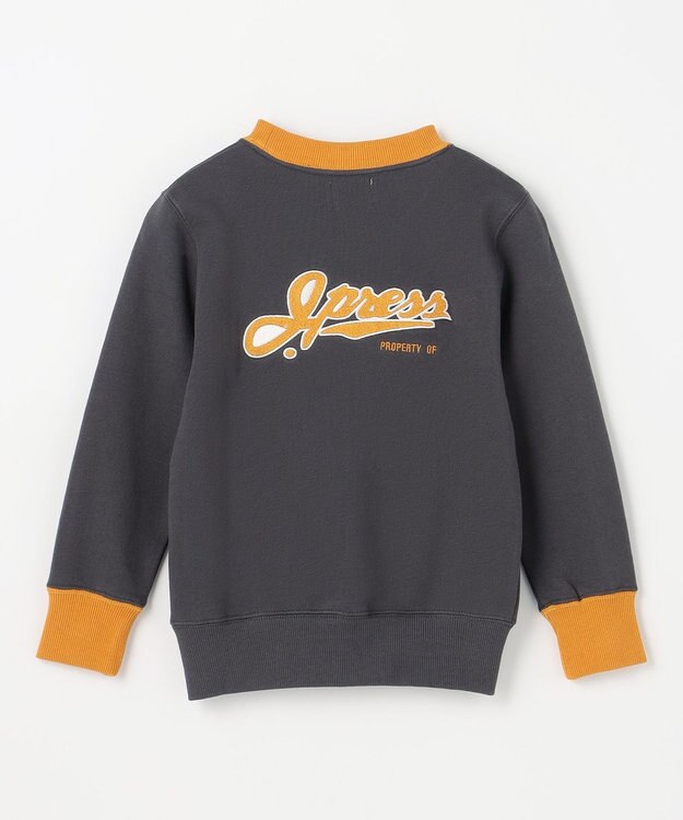 J.PRESS KIDS 【100-130cm】Jバックロゴ エンブロイダリー トレーナー ライトグレー系