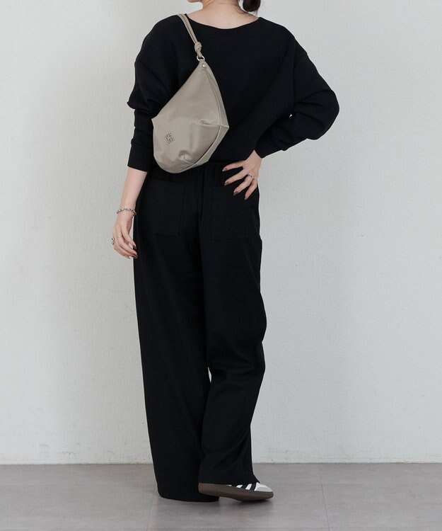 russet 【2025AW新作】クラウズナイロン ラウンド2WAYショルダーバッグ(CE-1621) Gray