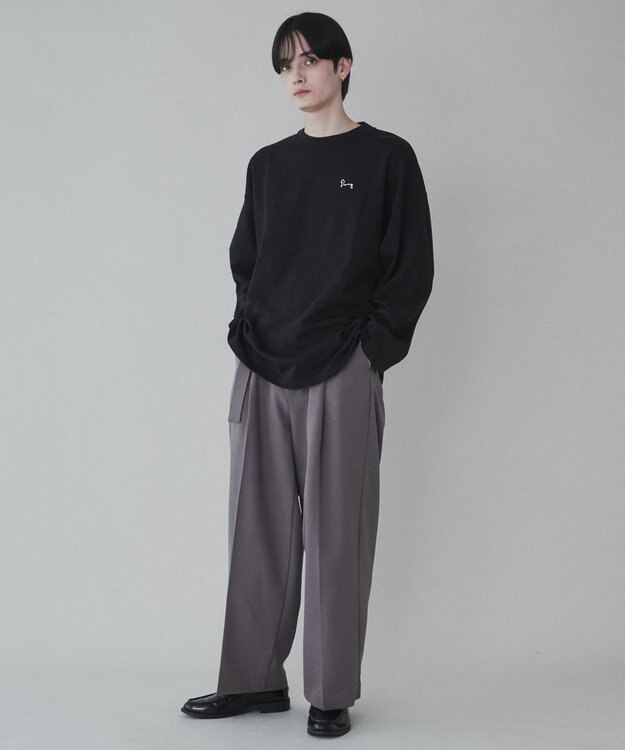 WEGO AIRFUNCTION　シンプルロゴロンT ブラック