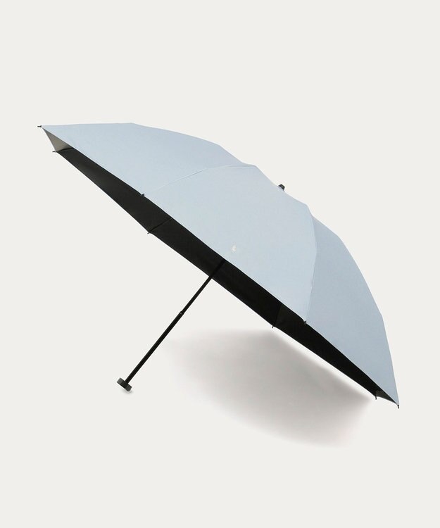 MOONBAT 【遮光率100％/遮熱/UV/大寸/軽量】POLO RALPH LAUREN（ポロ ラルフローレン）晴雨兼用日傘  ポロポニー 無地 折りたたみ傘 大きめ ペールスカイ