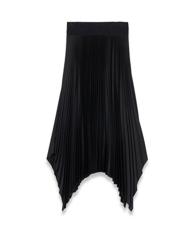 JOSEPH ニットウィーブプリッセ　プリーツスカート Black