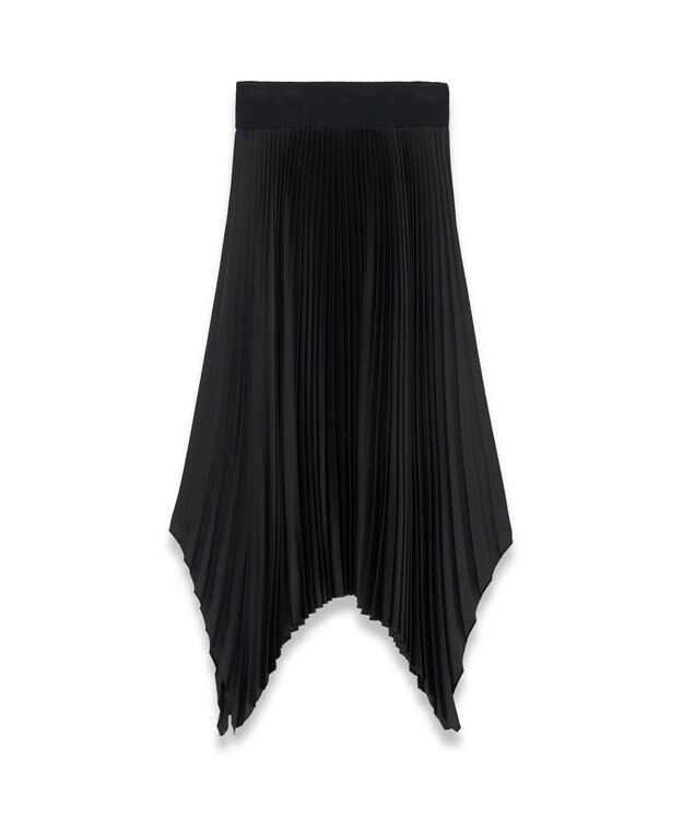 JOSEPH ニットウィーブプリッセ　プリーツスカート Black