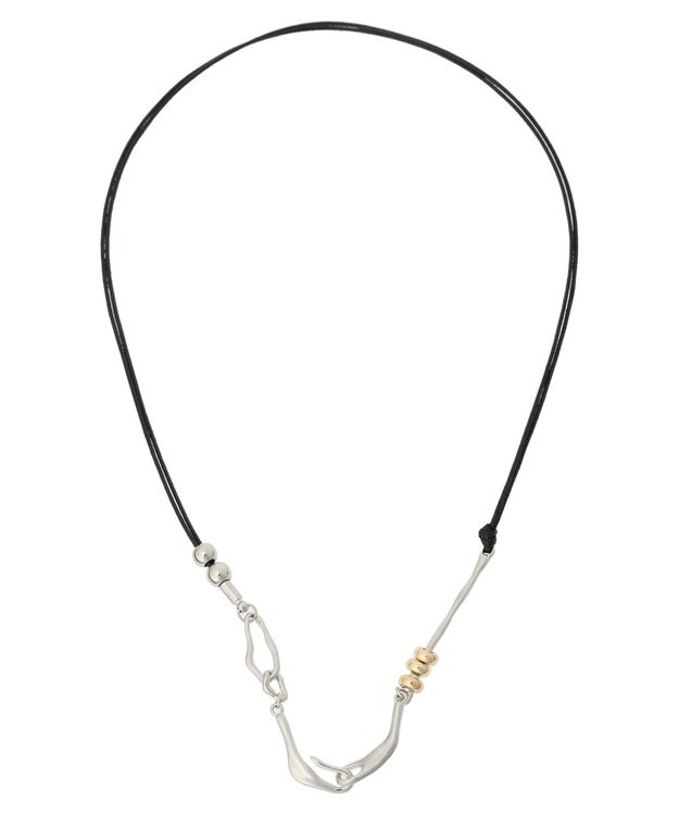 Green Parks ｅｖｅｒｙ　ｗａｌｋ．コードミックスネックレス Black