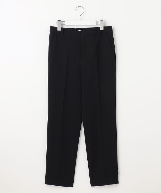 23区 【セットアップ対応】トリアセダブルジョーゼット パンツ ブラック系