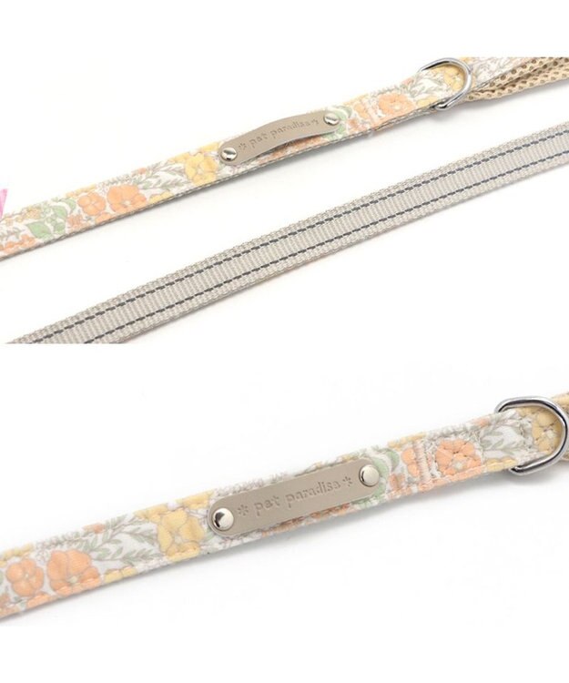PET PARADISE 犬 リード 【ＳＳ~Ｓ】 小花柄 マリン 小花柄