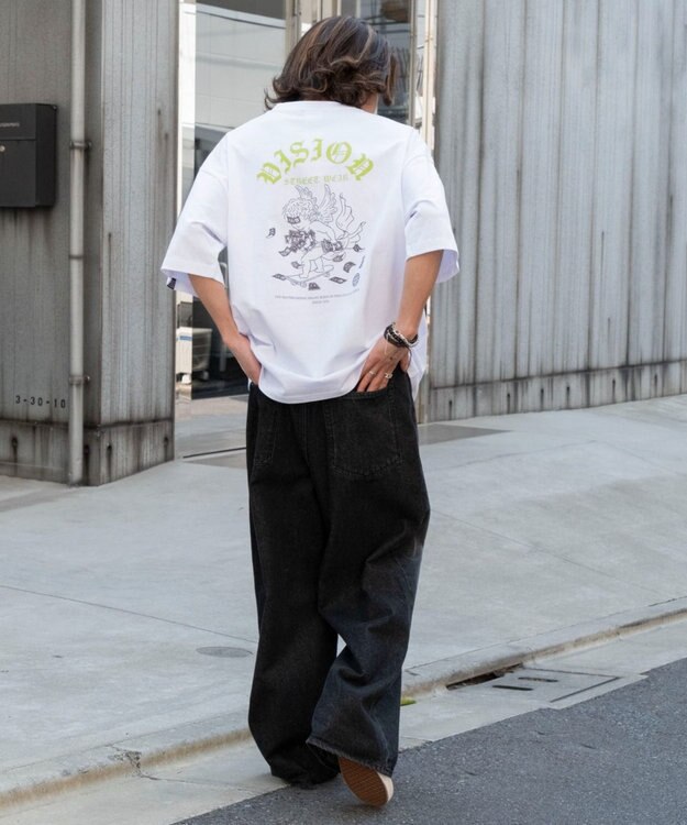 WEGO 別注VISIONエンジェルグラフィックT（SS） ホワイト