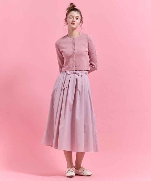 TOCCA RIBBON BLOOM カーディガン ピンク系