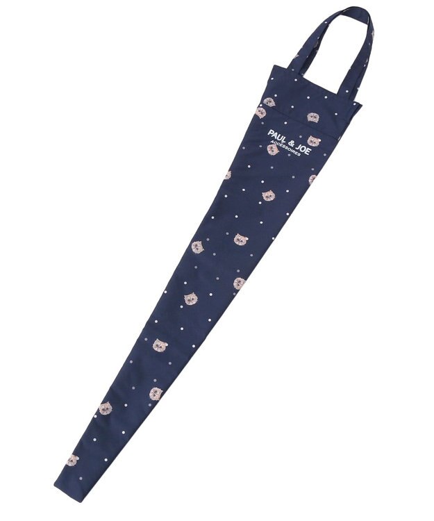 MOONBAT 【新色追加】ポール & ジョー (PAUL & JOE　ACCESSOIRES)長傘 折りたたみ傘兼用 吸水傘袋 ネイビーブルー