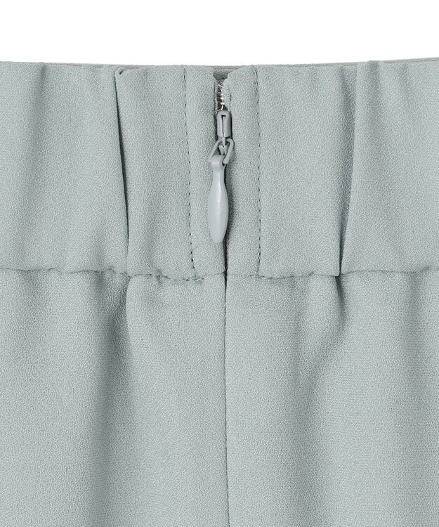 ICB 【WEB限定カラーあり・洗える】 FluidBackSatin スカート ジェイドグレー系