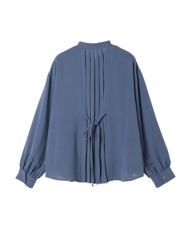 Green Parks ・ＥＬＥＮＣＡＲＥ　ＤＵＥ　バックプリーツブラウス Blue