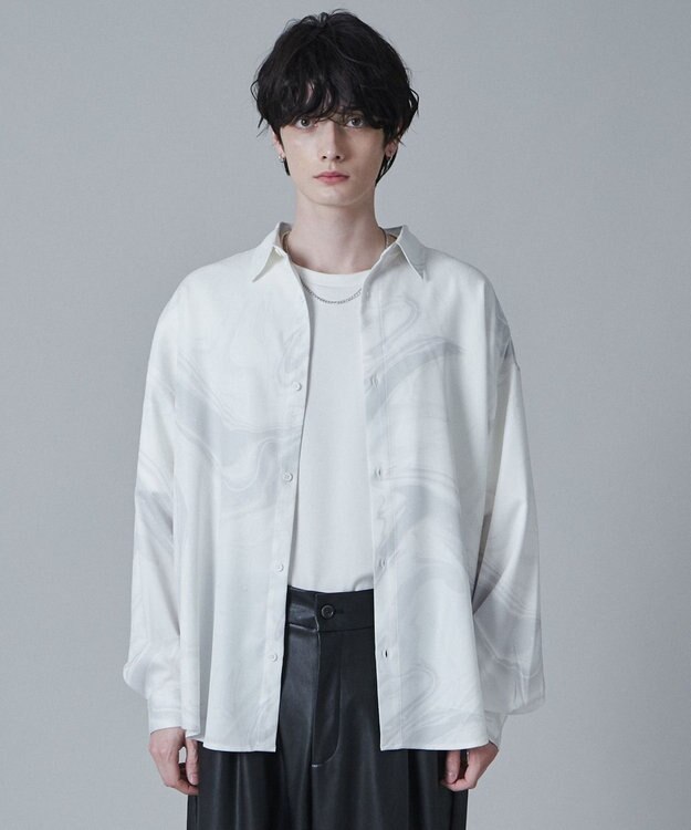 WEGO アムンゼンパターンBIGシャツ 柄2