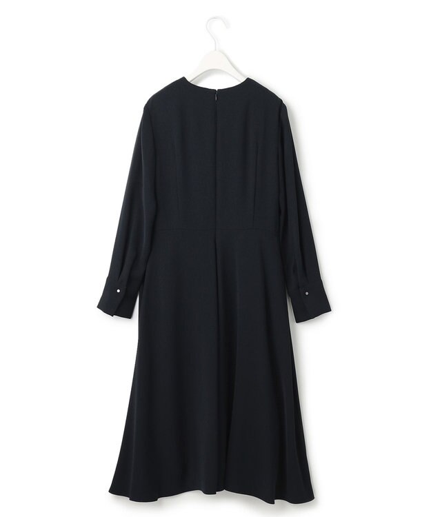 ICB 【洗える】 ライトダブルクロス ワンピース ネイビー系