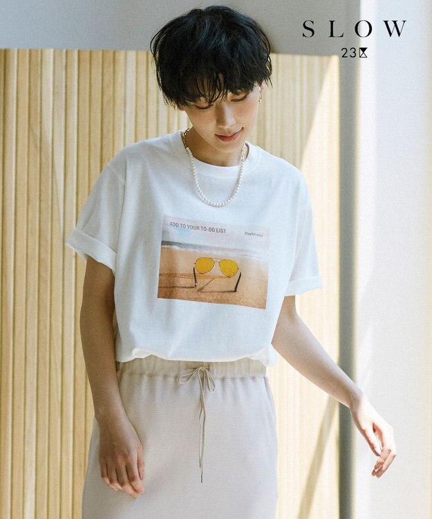 【SLOW】TO DO フォト Tシャツ / 23区 | ファッション通販 【公式通販】オンワード・クローゼット