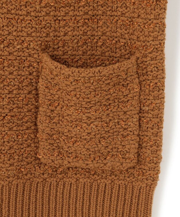 23区 ツイードニット ベスト アンバー