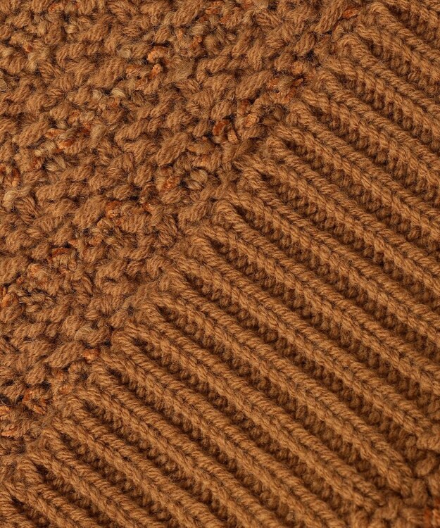 23区 ツイードニット ベスト アンバー