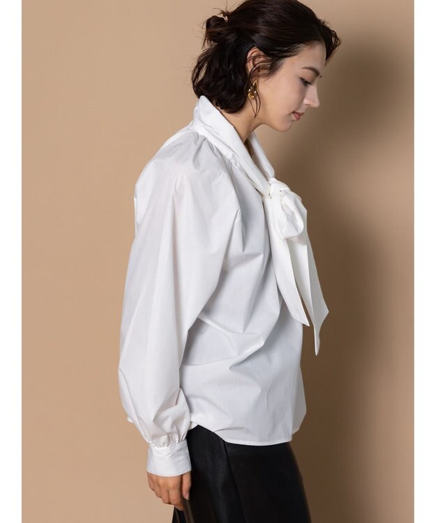 Te chichi 【泉 里香さん着用・Oggi.jp10/23掲載】ビッグリボン2WAYブラウス オフホワイト