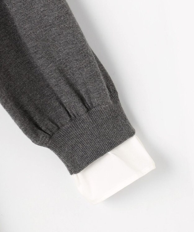 組曲 バルーンドッキングワンピース グレー系