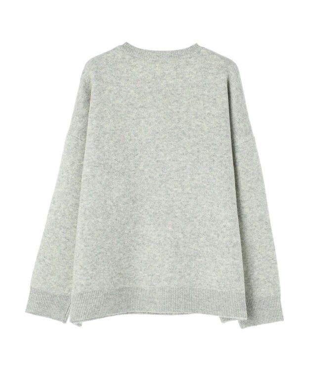 CRAFT STANDARD BOUTIQUE ロゴジャガードニットプルオーバー Gray