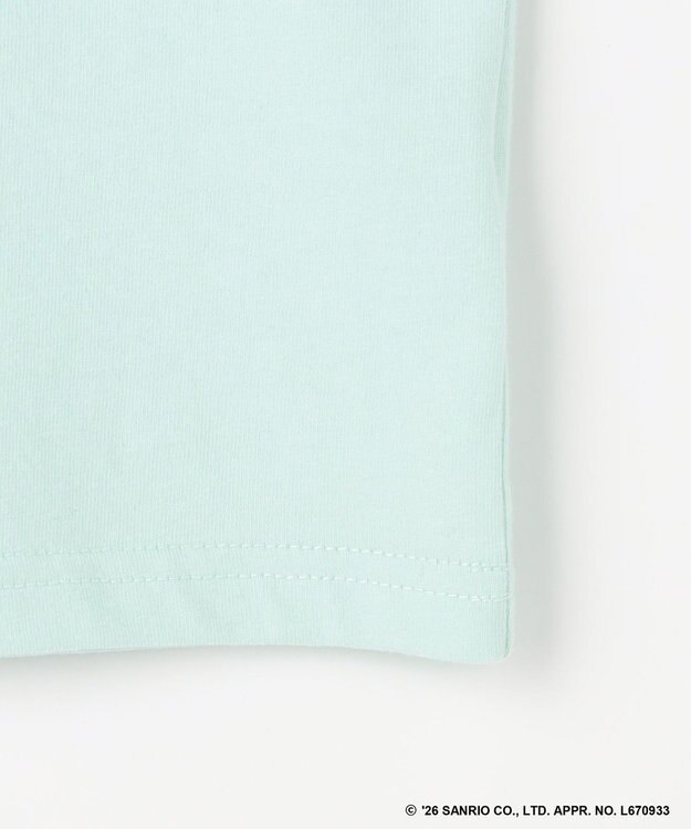ANY KIDS 【サンリオキャラクターズ×ANY KIDS】ひんやり ファンシーフリル袖Tシャツ シナモロール×ミント