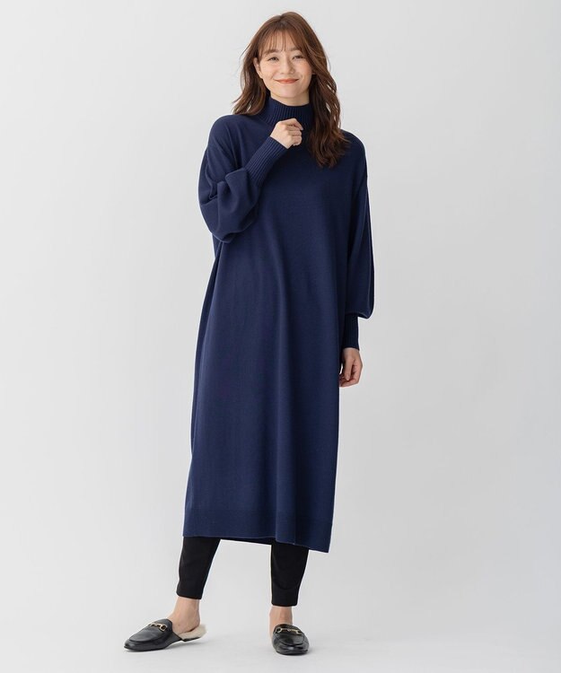 自由区 S 【WEB限定・洗える・撥水加工】ストレッチスリム レギンスパンツ ブラック系