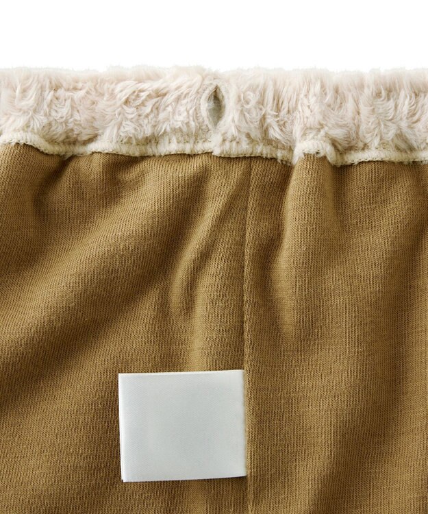 MIKI HOUSE HOT BISCUITS 【ミキハウス】【70-90cm】 マイクロファー ブルマ ベージュ