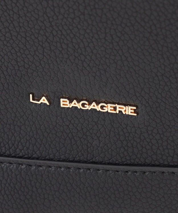 LA BAGAGERIE フロント金具デイリーリュック ブラック
