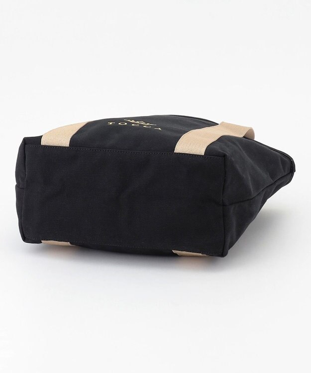 TOCCA 【WEB＆一部店舗限定】LUMINA STRADA CANVAS TOTE キャンバストートバッグ ブラック×ゴールド