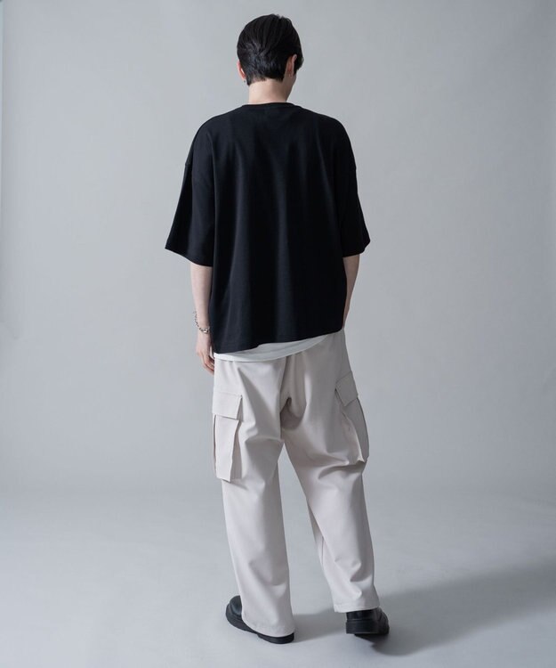 WEGO オフステッチグラフィックT（SS） ブラック