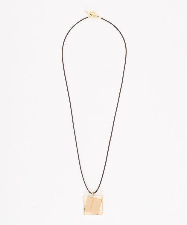 自由区 スクエアコード ネックレス ゴールド系