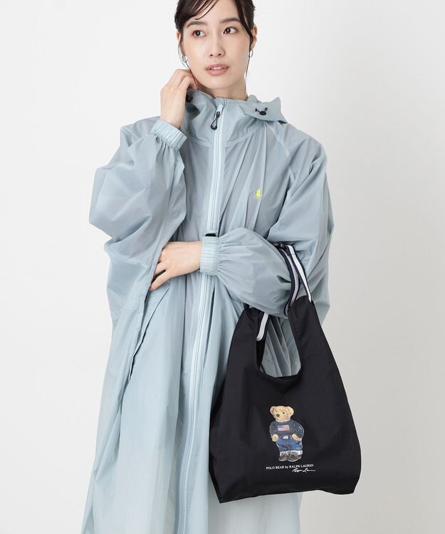 MOONBAT 【WEB限定】POLO RALPH LAUREN（ポロ ラルフ ローレン）ポロベア ベルト付き レインバッグ Sサイス ブラック