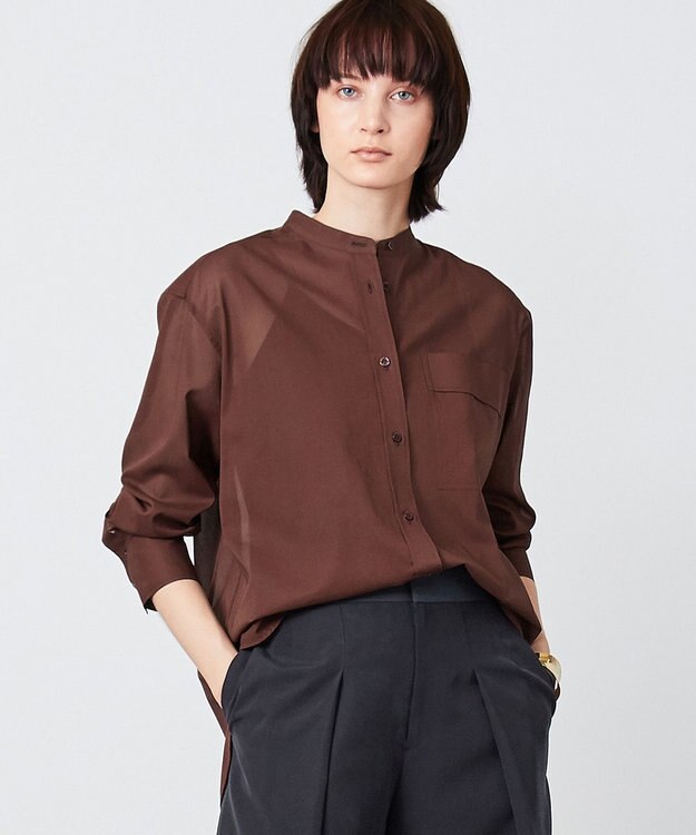 BEIGE， BOMY / シャツブラウス Burgundy