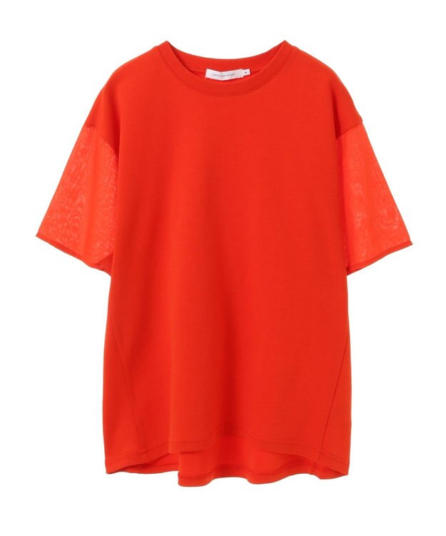 AMERICAN HOLIC 異素材ショルダー切替カットプルオーバー Red