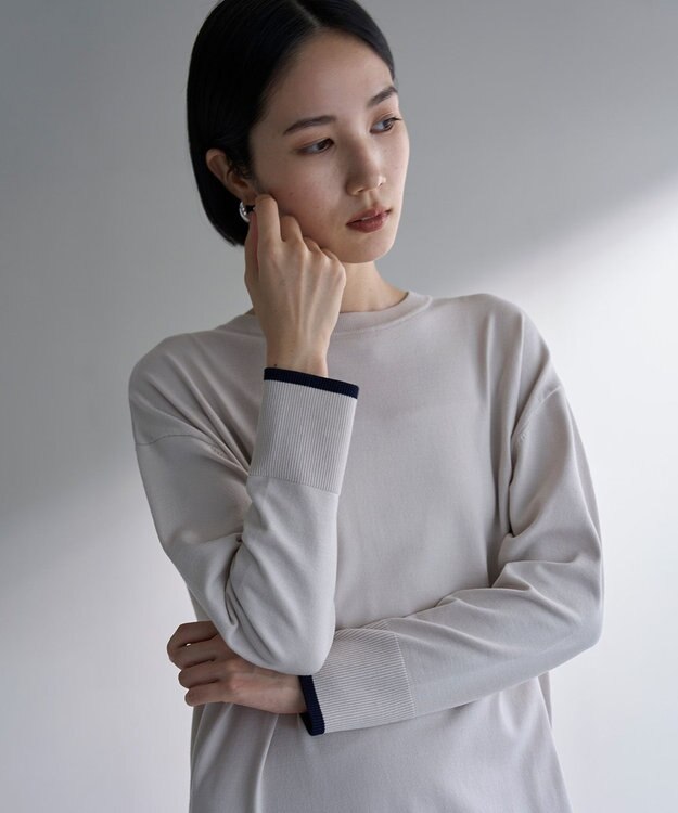 UNFILO マイビューティニット ワンピース アイボリー