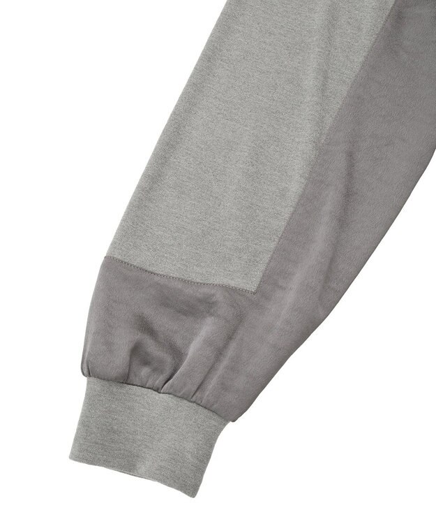 YECCA VECCA 素材MIXレイヤード起毛プルオーバー Gray