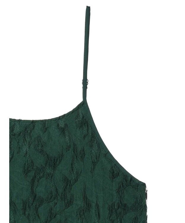 Green Parks armonia．フェザージャガードキャミワンピース Green