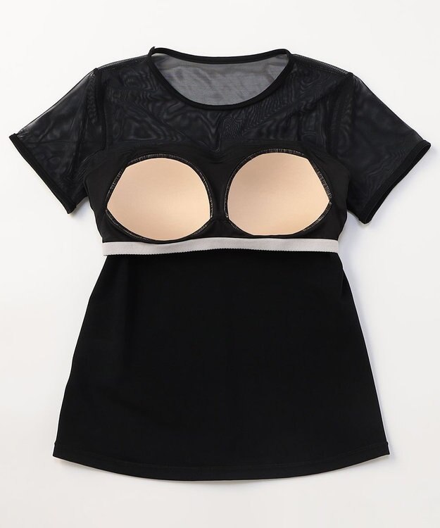 Chacott Motion シアーブラトップ ブラック