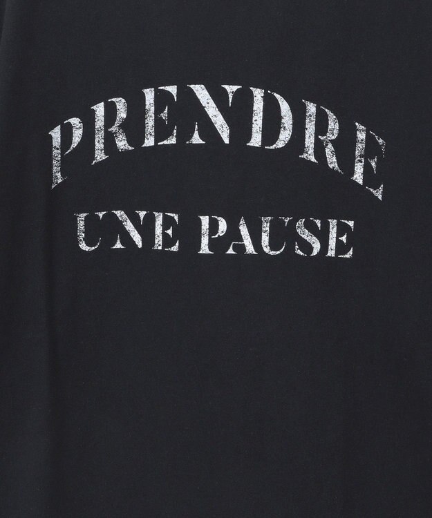 Green Parks チェックバルーンスリーブロゴチュニック Black