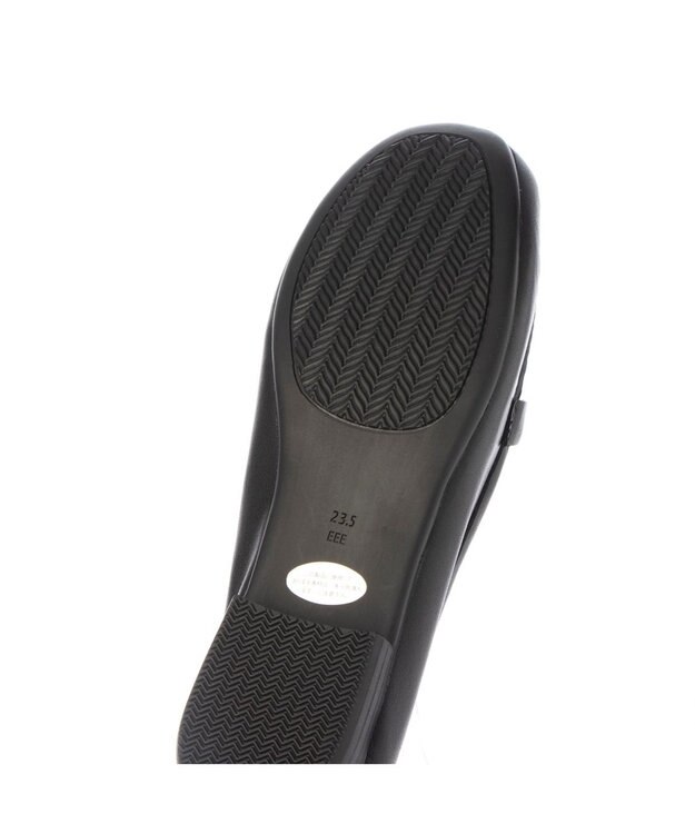 ing <ing>【3E】【サスティナブル】ビット付きモカシューズ ブラック