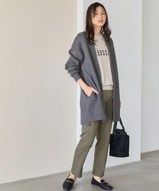 ANY トッパーニットカーデガン グレー