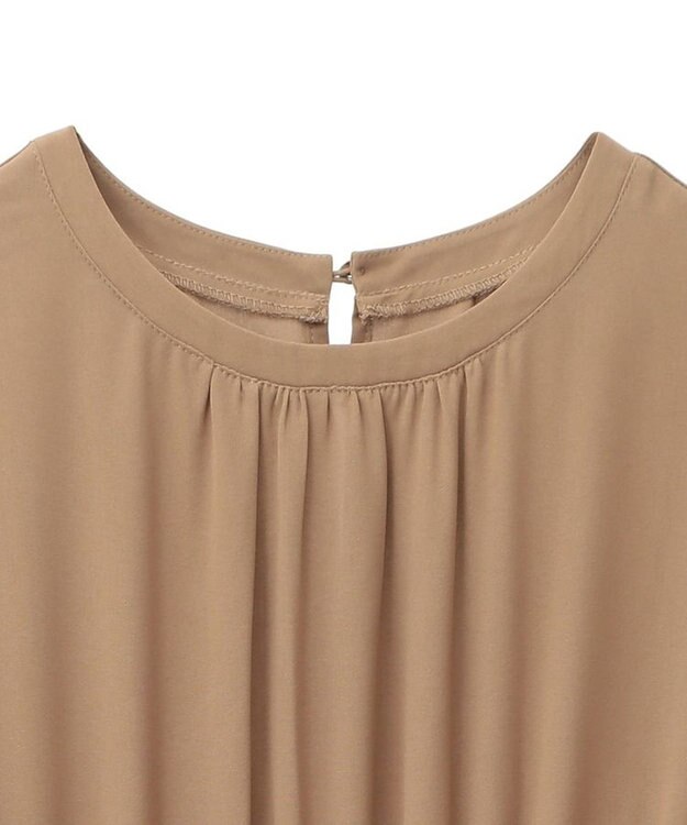 Green Parks ・ＥＬＥＮＣＡＲＥ　ＤＵＥ　５分袖ティアードワンピース Beige