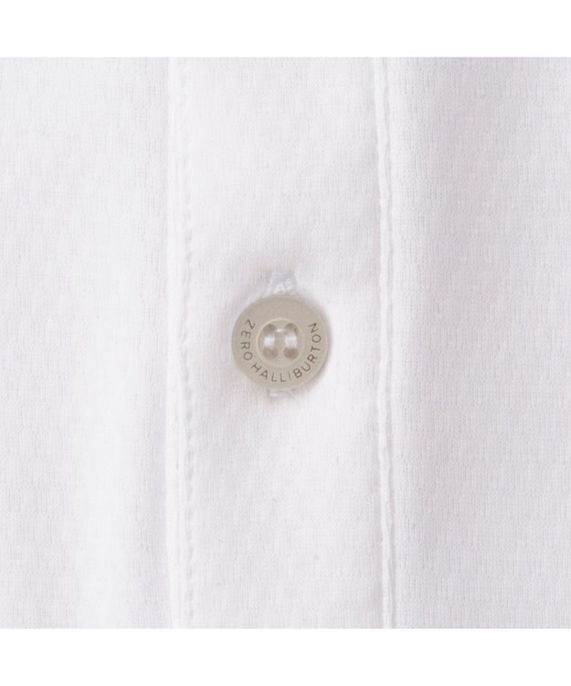 ZERO HALLIBURTON ゼロハリバートン ZERO HALLIBURTON　台襟付きカラットポロ　82211 ホワイト