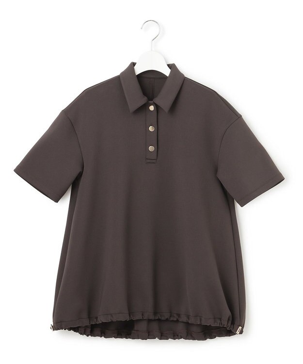 23区 S 【R(アール)】アクアスーティングジャージー ポロシャツ グレー系