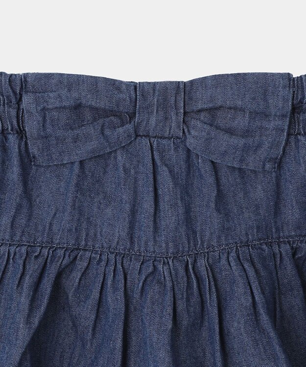 ANY KIDS 柄キュロット インディゴ