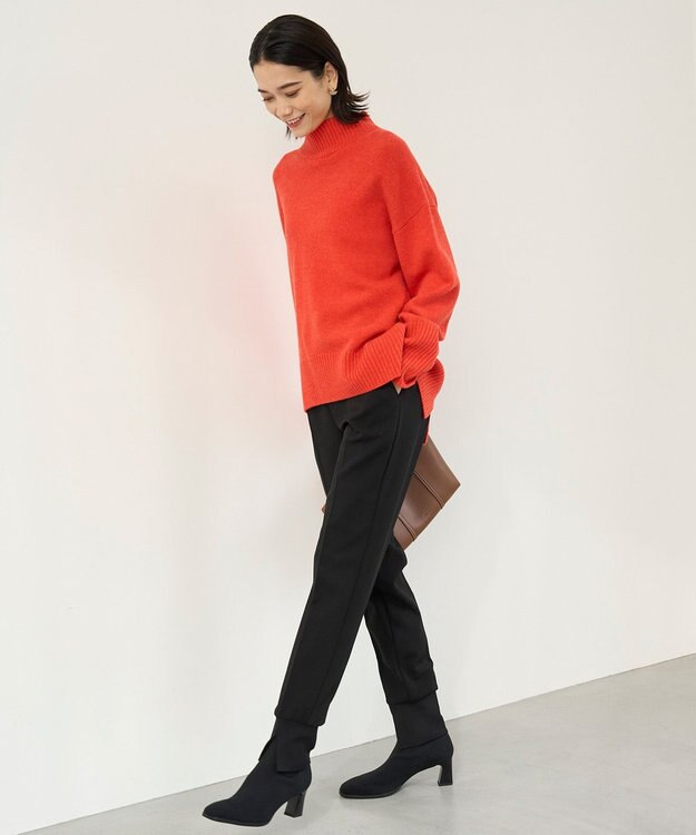 UNFILO L 【裏起毛】beauty warm 最愛 ジョグパン ブラック