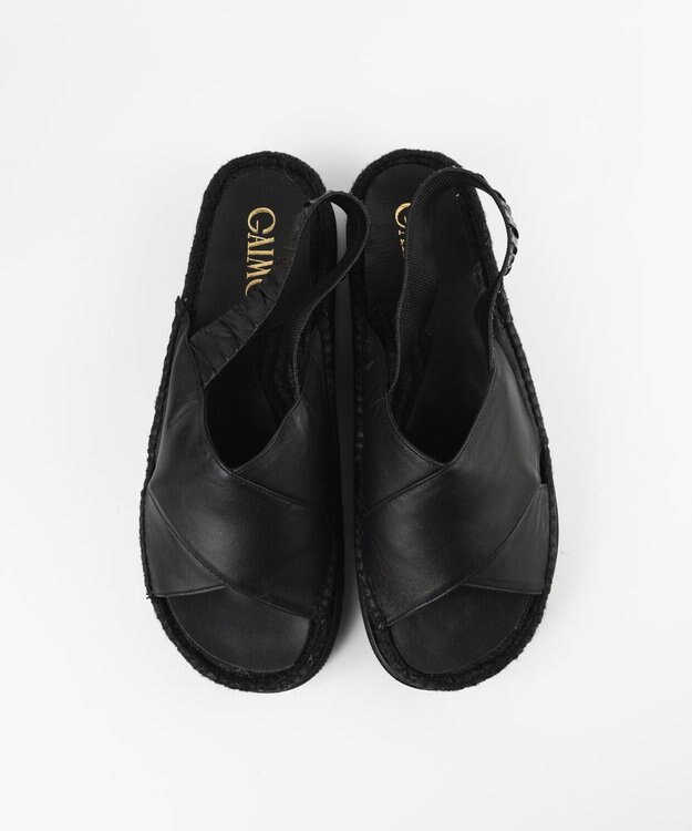 gaimo 【GAIMO/ガイモ】クロスベルトサンダル/ISA-RS ブラック